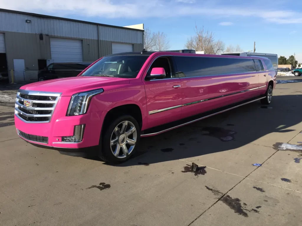 Bachelorette Party Pink limo